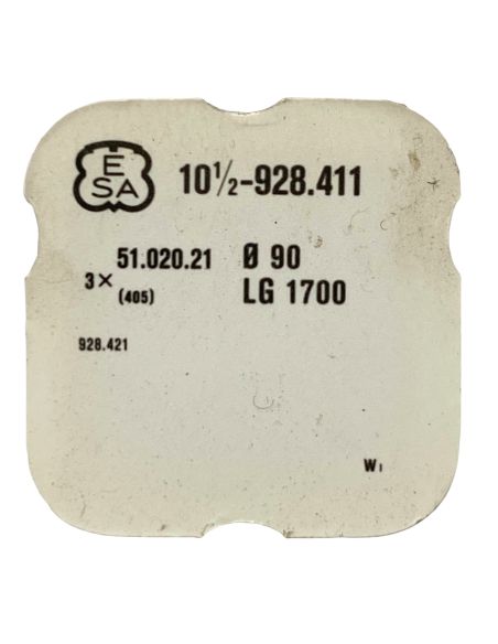 ESA 928.411 - 405 Tige de mise à l'heure (à l'unité) - Hand-setting stem (per unit)