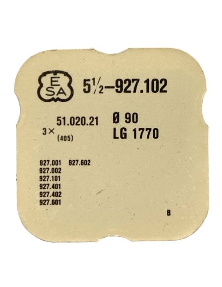 ESA 927.102 - 405 Tige de mise à l'heure (à l'unité) - Hand-setting stem (per unit)