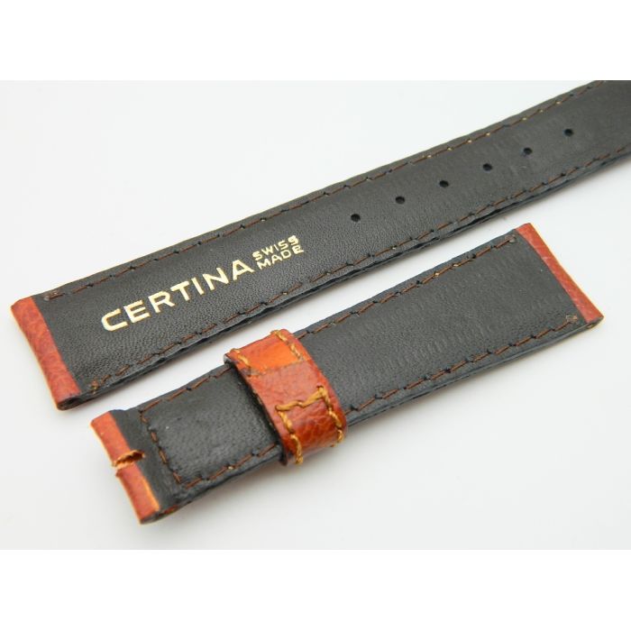 Certina bracelet lézard 19/16 - vintage strap