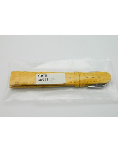 Certina bracelet cuir 19/16 - vintage leather strap