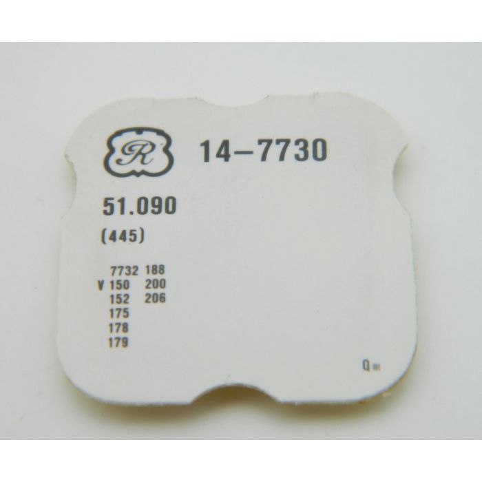 Valjoux 7730 - 445 Ressort de tirette - Setting lever spring