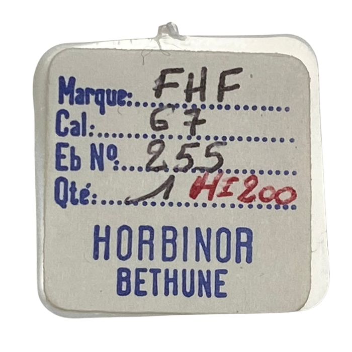 FHF 67 - 255 Roue des heures pour seconde au centre - Hour wheel for sweep second