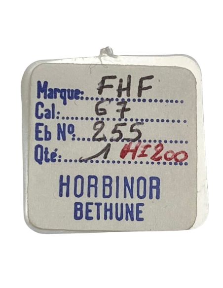 FHF 67 - 255 Roue des heures pour seconde au centre - Hour wheel for sweep second