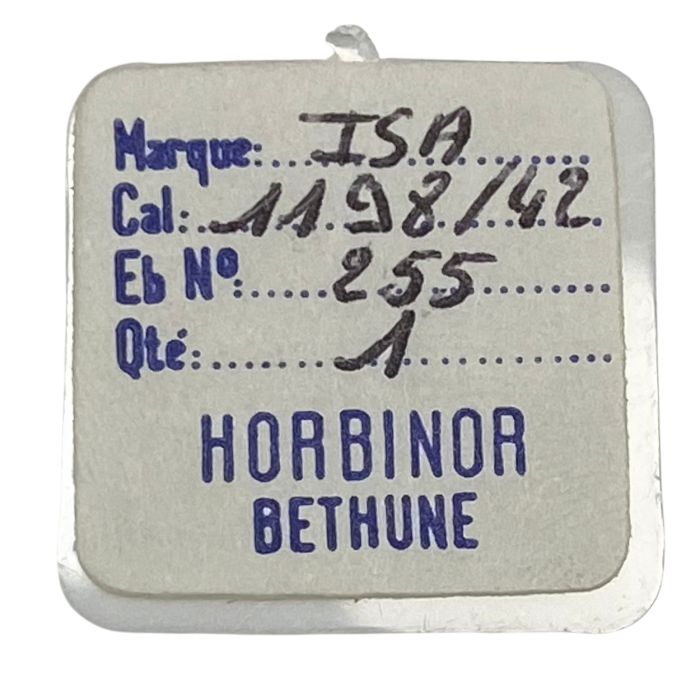 ISA 1198/42 - 255 Roue des heures pour seconde au centre - Hour wheel for sweep second