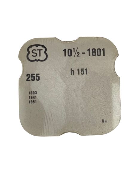 ST 1801 - 255 Roue des heures pour seconde au centre - Hour wheel for sweep second