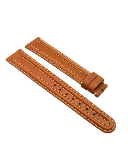 Certina bracelet cuir 19mm - XL - vintage leather strap