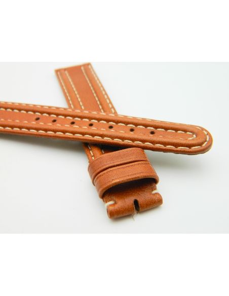 Certina bracelet cuir 19/16 - vintage leather strap