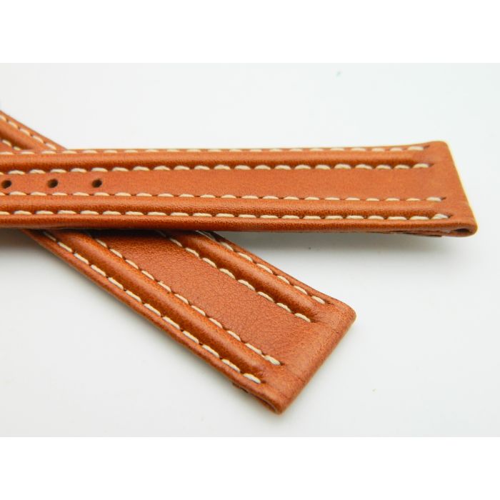 Certina bracelet cuir 19/16 - vintage leather strap