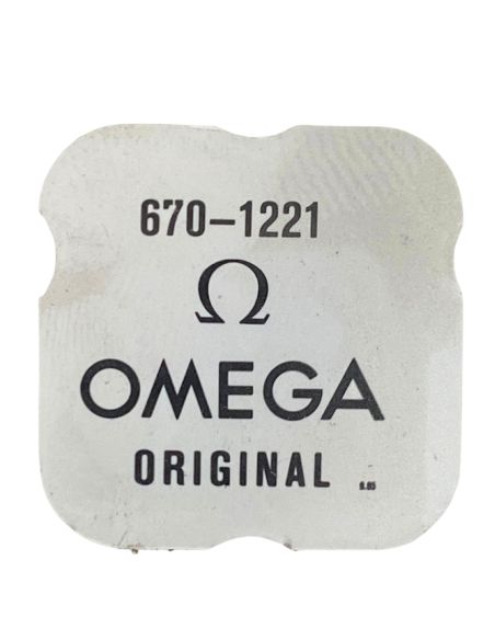 Omega 670 - 240 Chaussée lanternée - Cannon pinion with clam notch