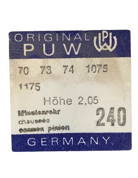 PUW 70 - 240 Chaussée lanternée - Cannon pinion with clam notch