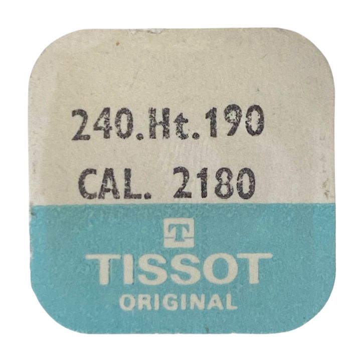 Tissot 2180 - 240 Chaussée lanternée - Cannon pinion with clam notch