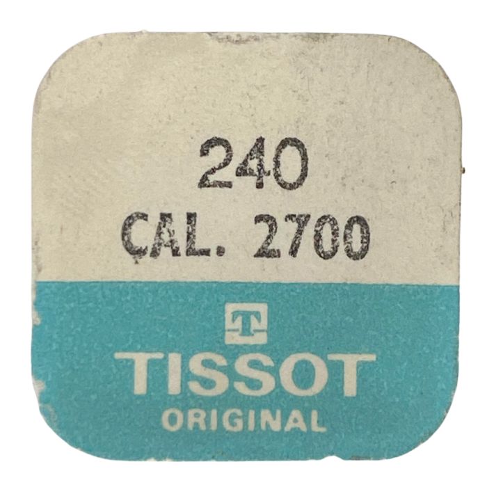 Tissot 2700 - 240 Chaussée lanternée - Cannon pinion with clam notch