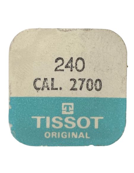 Tissot 2700 - 240 Chaussée lanternée - Cannon pinion with clam notch