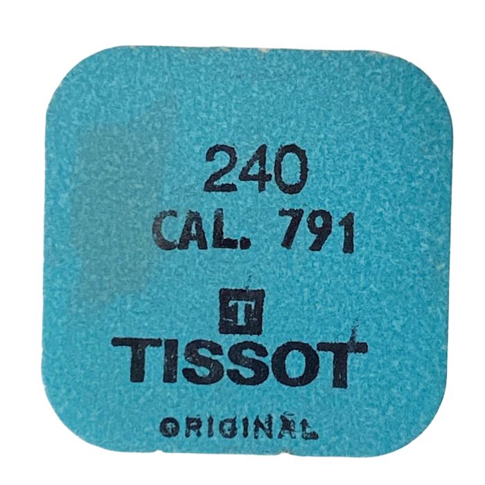 Tissot 791 - 240 Chaussée lanternée - Cannon pinion with clam notch