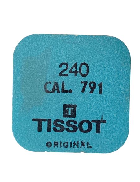 Tissot 791 - 240 Chaussée lanternée - Cannon pinion with clam notch