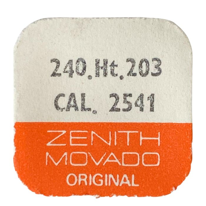 Zenith 203 - 240 Chaussée lanternée - Cannon pinion with clam notch