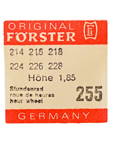 Förster 214 - 255 Roue des heures pour seconde au centre - Hour wheel for sweep second