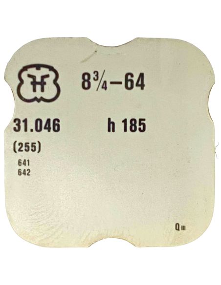 FHF 64 - 255 Roue des heures pour seconde au centre - Hour wheel for sweep second