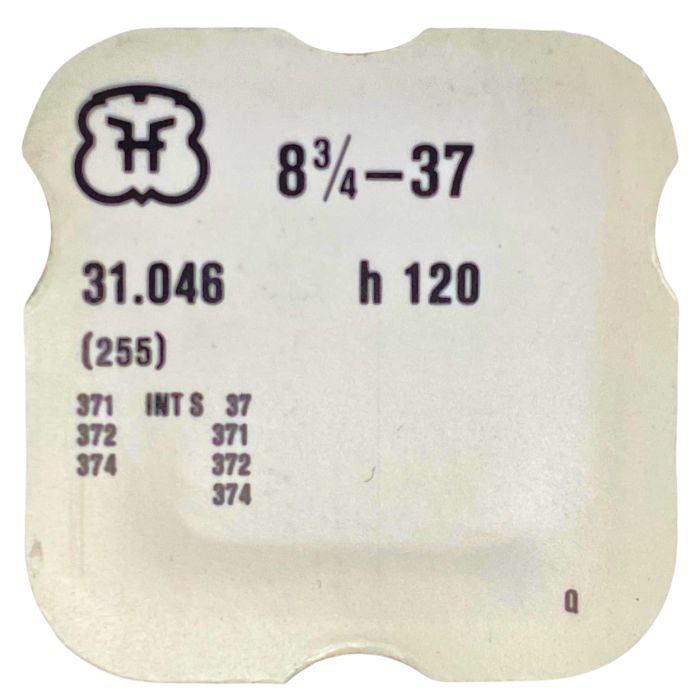 FHF 37 - 255 Roue des heures pour seconde au centre - Hour wheel for sweep second