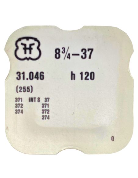 FHF 37 - 255 Roue des heures pour seconde au centre - Hour wheel for sweep second