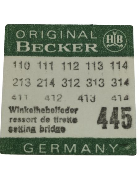 Becker 110 - 445 Ressort de tirette - Setting lever spring