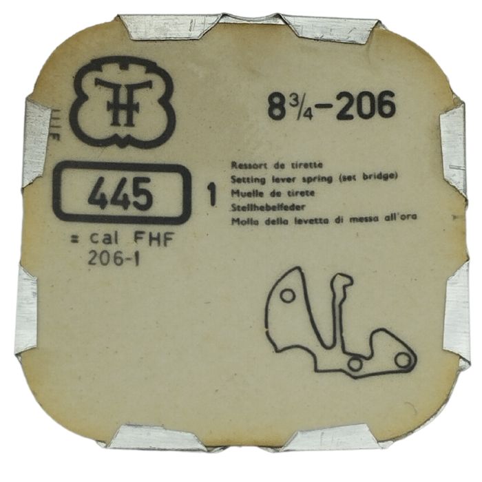 FHF 206 - 445 Ressort de tirette - Setting lever spring