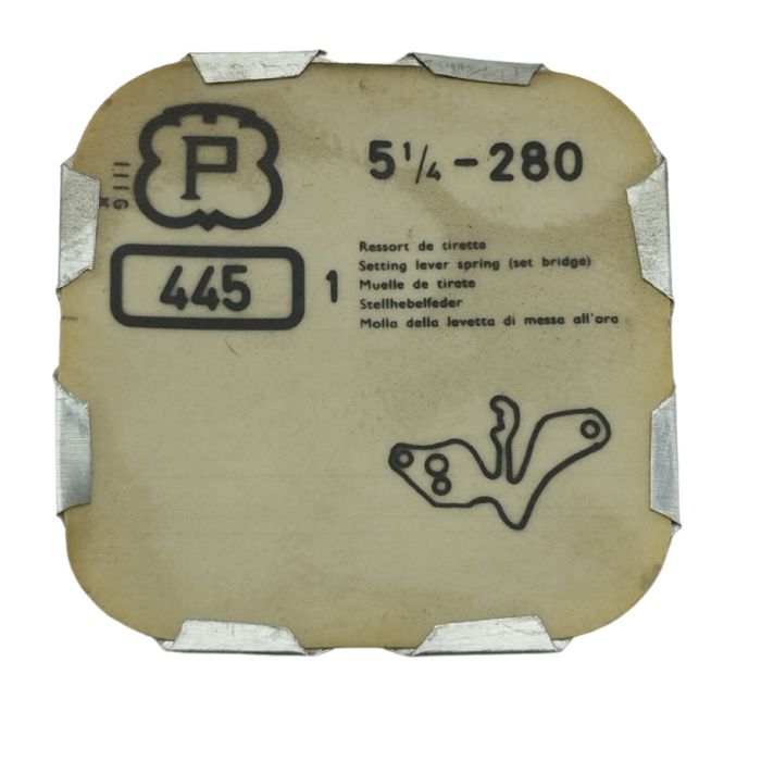 Peseux 280-445 Ressort de tirette - Setting lever spring