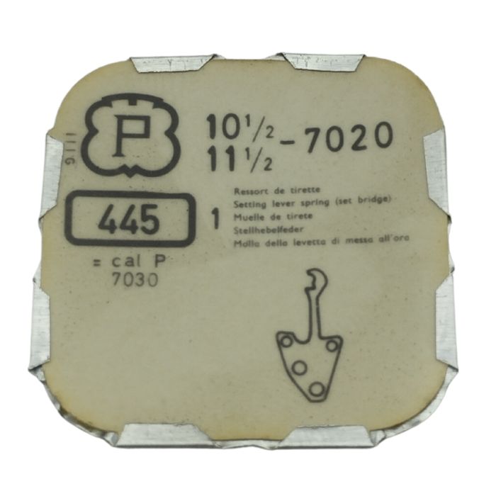 Peseux 7020 - 445 Ressort de tirette - Setting lever spring