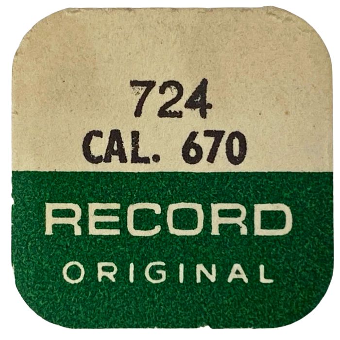 Record 670 - 724 Axe de balancier "Incabloc" - "Incabloc" balance staff, pivoted