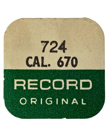 Record 670 - 724 Axe de balancier "Incabloc" - "Incabloc" balance staff, pivoted