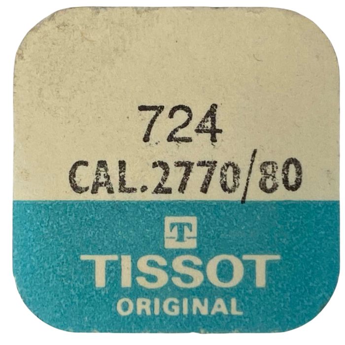Tissot 2770/80 - 724 Axe de balancier "Incabloc" - "Incabloc" balance staff, pivoted