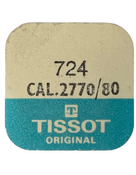 Tissot 2770/80 - 724 Axe de balancier "Incabloc" - "Incabloc" balance staff, pivoted