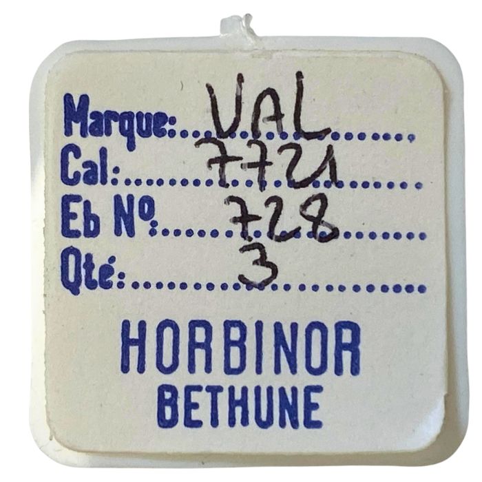 Valjoux 7721 - 728 Axe de balancier pour dispositif amortisseur - Balance staff for shock-protecting device