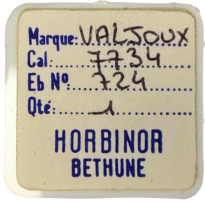 Valjoux 7734 - 728 Axe de balancier pour dispositif amortisseur - Balance staff for shock-protecting device