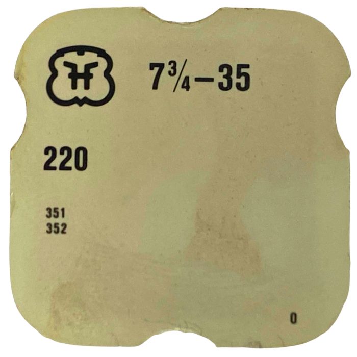 FHF 35 - 220 Roue de seconde, court pivot (à l'unité) (à l'unité)- Fourth wheel and pinion, without second hand bit (per unit)