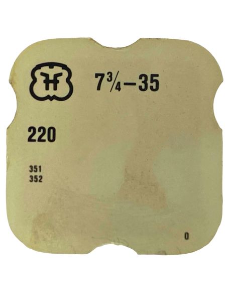 FHF 35 - 220 Roue de seconde, court pivot (à l'unité) - Fourth wheel and pinion, without second hand bit (per unit)