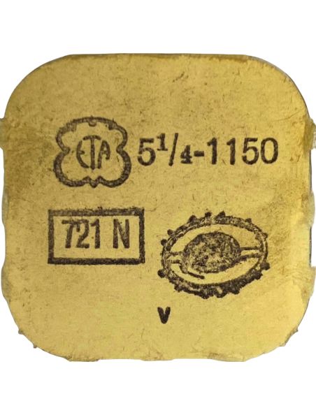 ETA 1150 - 721N Balancier avec spiral plat (à l'unité) - Balance with flat hairspring regulated (per unit)