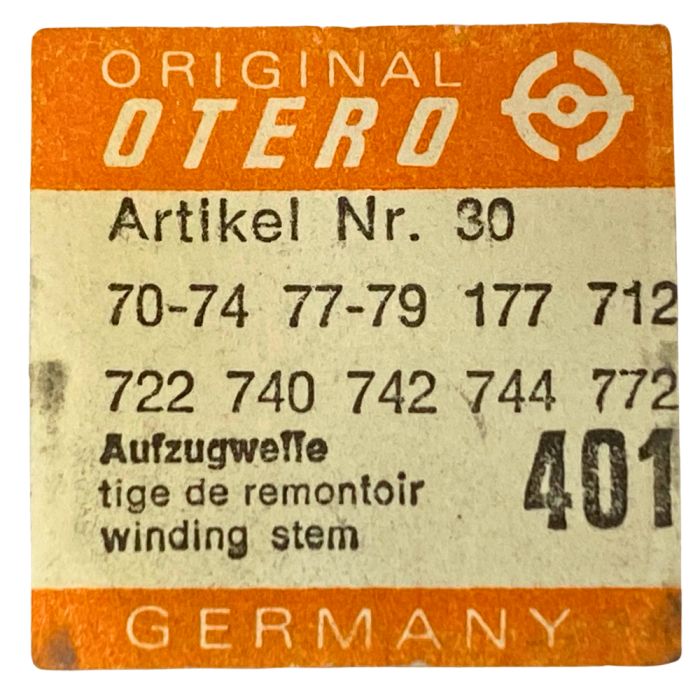 Otero 70 - 1106 Tige de remontoir (à l'unité) - Winding stem (per unit)