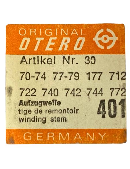 Otero 70 - 1106 Tige de remontoir (à l'unité) - Winding stem (per unit)