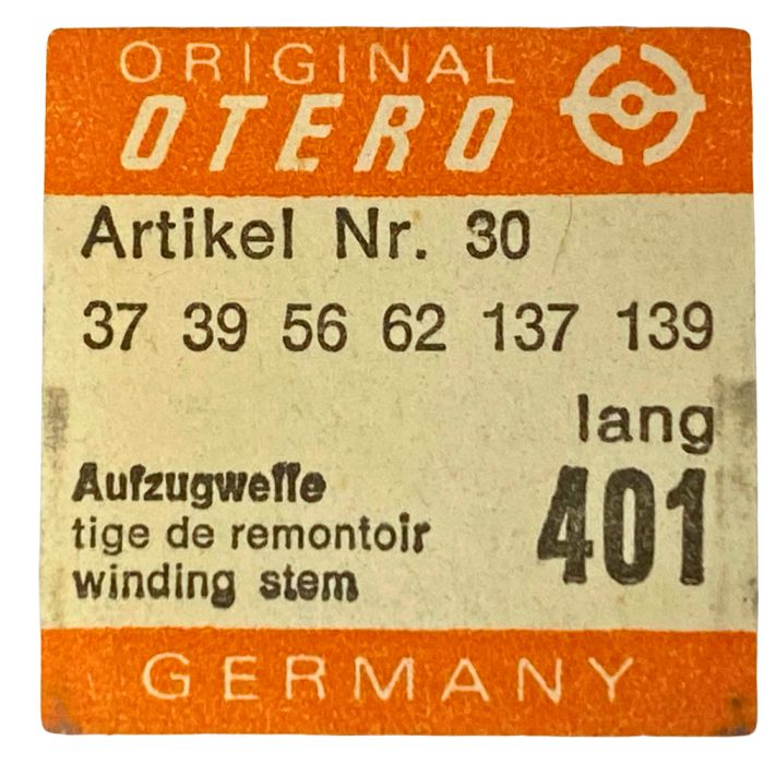 Otero 37 - 1106 Tige de remontoir (à l'unité) - Winding stem (per unit)