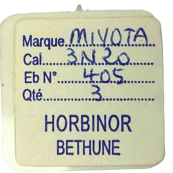 Miyota 3N20 - 405 Tige de mise à l'heure (à l'unité) - Hand-setting stem (per unit)