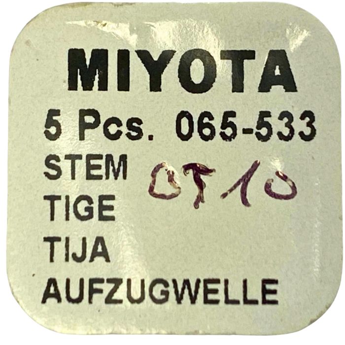 Miyota 065-533 - 401 Tige de remontoir (à l'unité) - Winding stem (per unit)