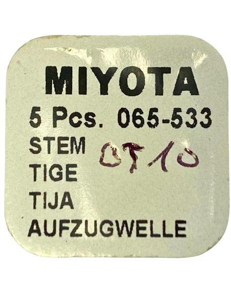 Miyota 065-533 - 401 Tige de remontoir (à l'unité) - Winding stem (per unit)