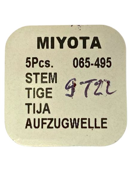 Miyota 065-495 - 401 Tige de remontoir (à l'unité) - Winding stem (per unit)