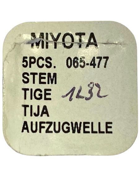 Miyota 065-477 - 401 Tige de remontoir (à l'unité) - Winding stem (per unit)