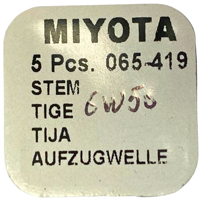 Miyota 065-419 - 401 Tige de remontoir (à l'unité) - Winding stem (per unit)