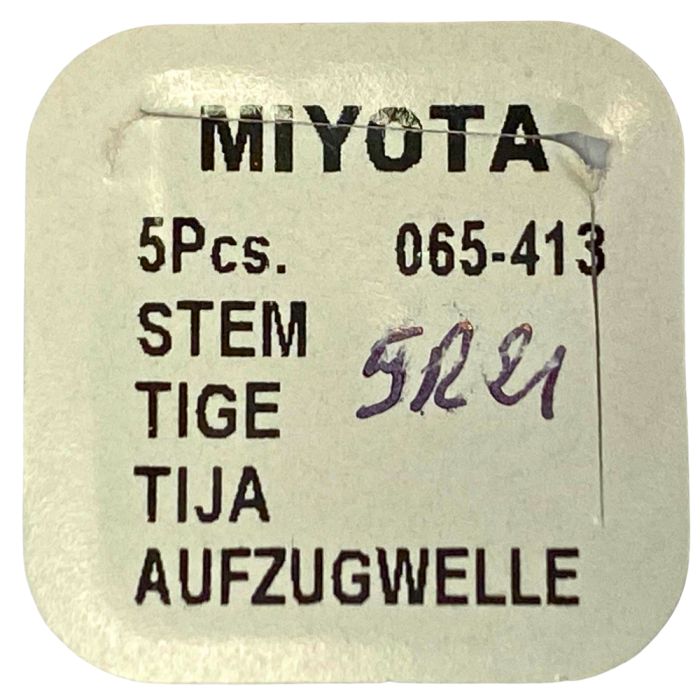 Miyota 065-413 - 401 Tige de remontoir (à l'unité) - Winding stem (per unit)