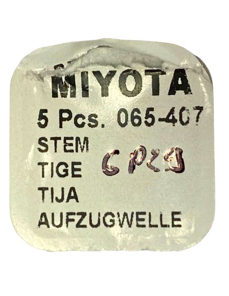 Miyota 065-407 - 401 Tige de remontoir (à l'unité) - Winding stem (per unit)