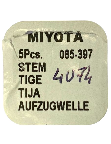 Miyota 065-397 - 401 Tige de remontoir (à l'unité) - Winding stem (per unit)