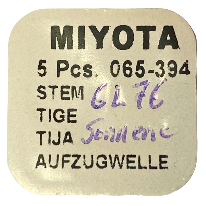 Miyota 065-394 - 401 Tige de remontoir (à l'unité) - Winding stem (per unit)